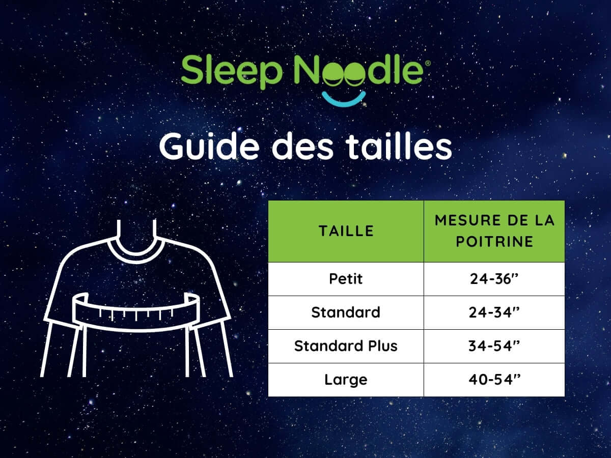Info pour le ceinture positionnelle Sleep Noodle