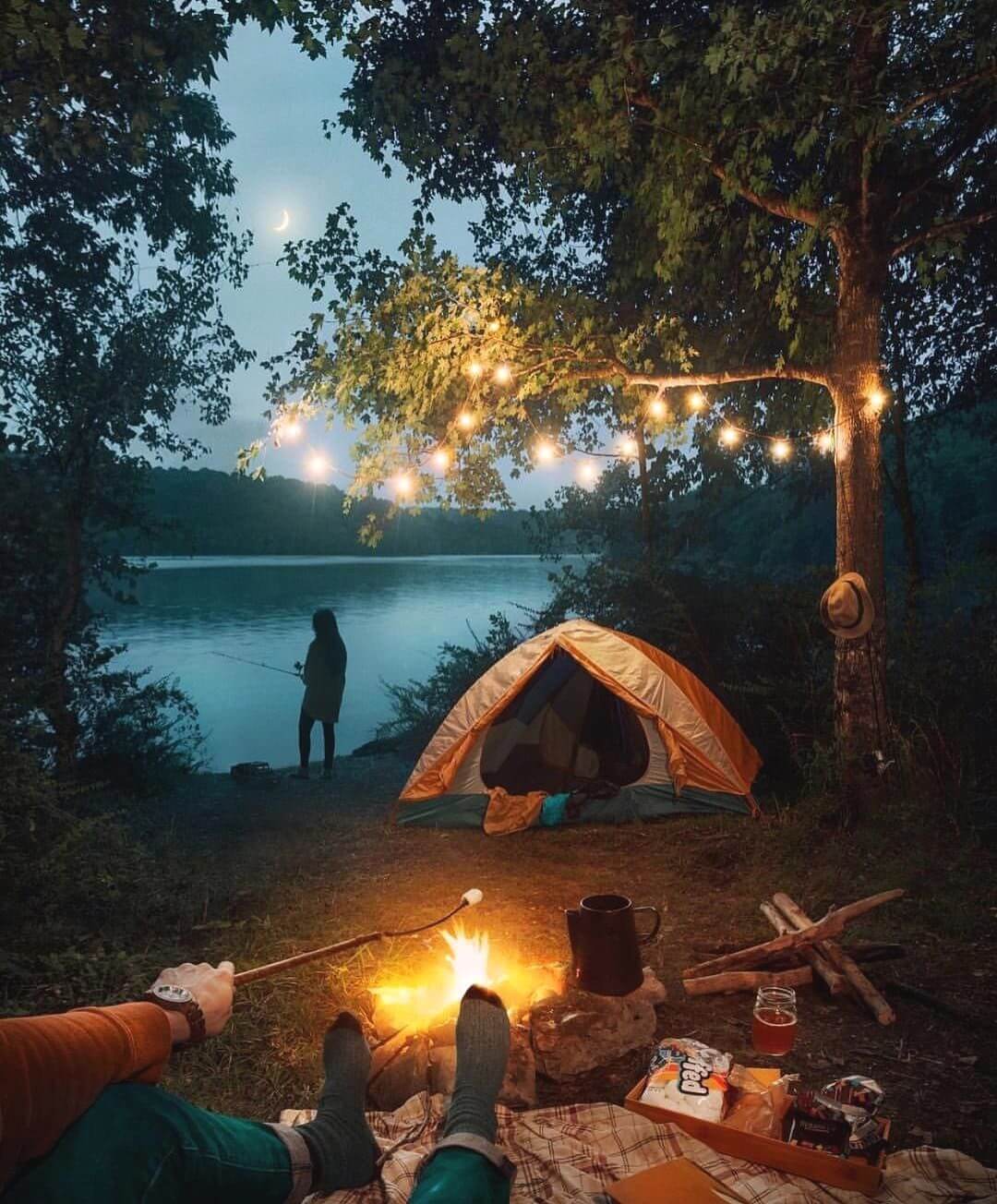 Camping avec le pilot