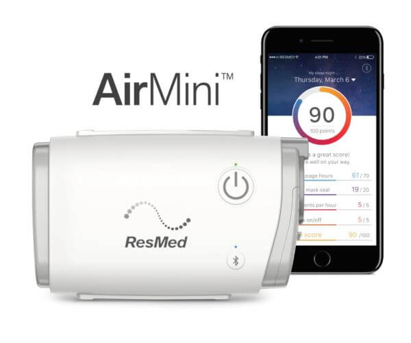 CPAP AirMini avec l'application MyAir