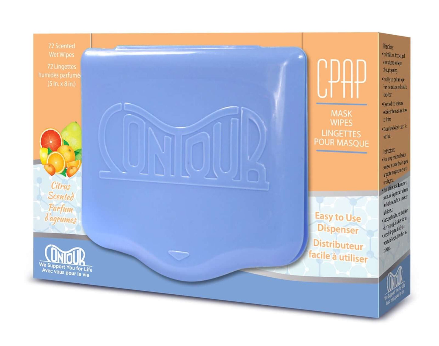 Citrus CPAP wipes