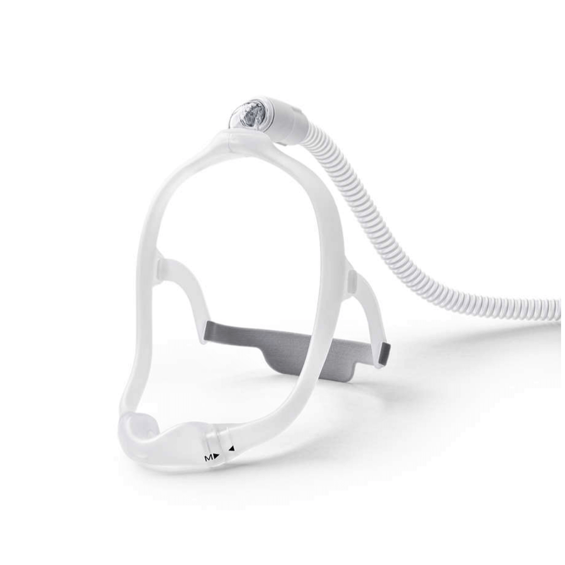 View of Dreamwear mask and tube attachment