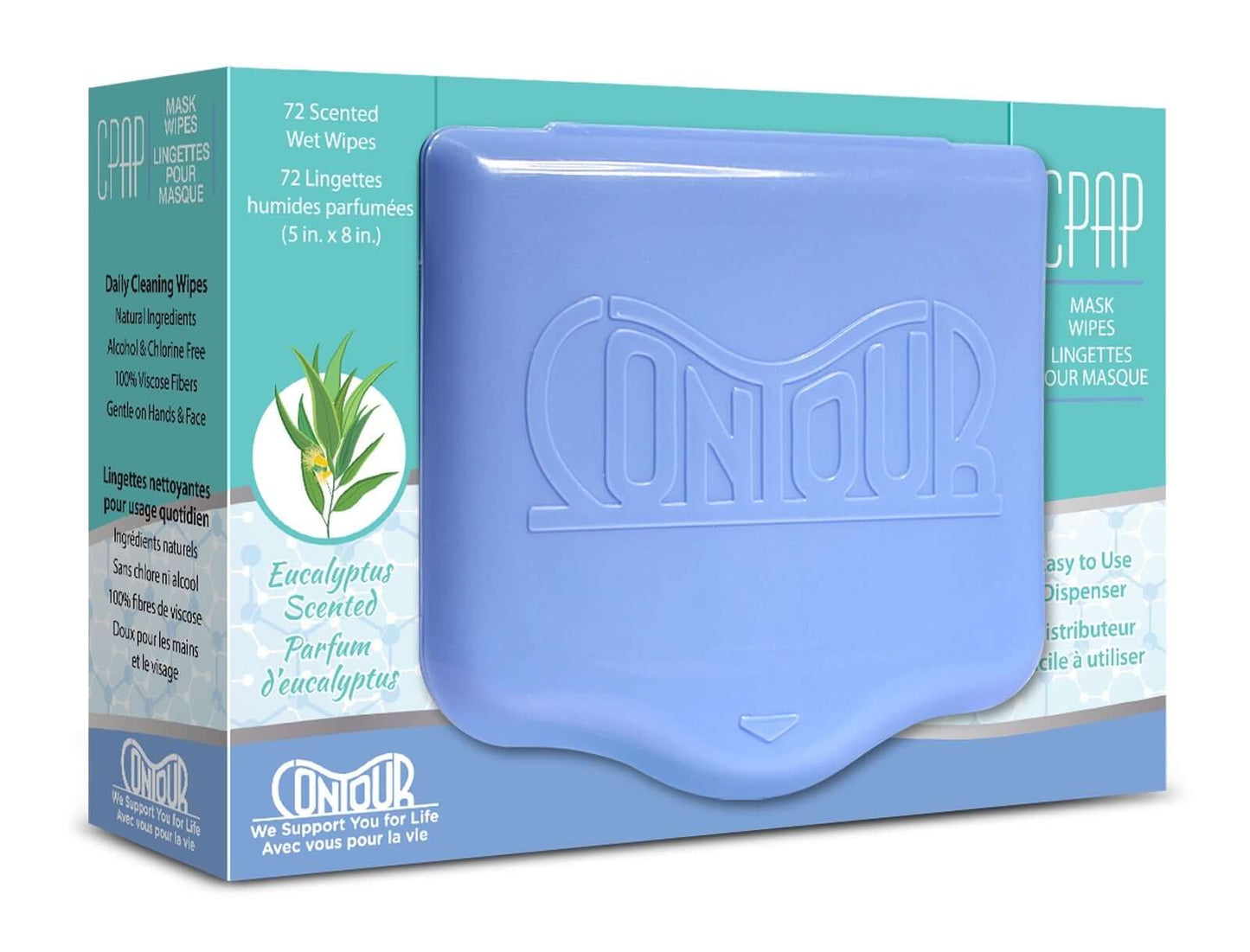 Lingettes CPAP à l'eucalyptus