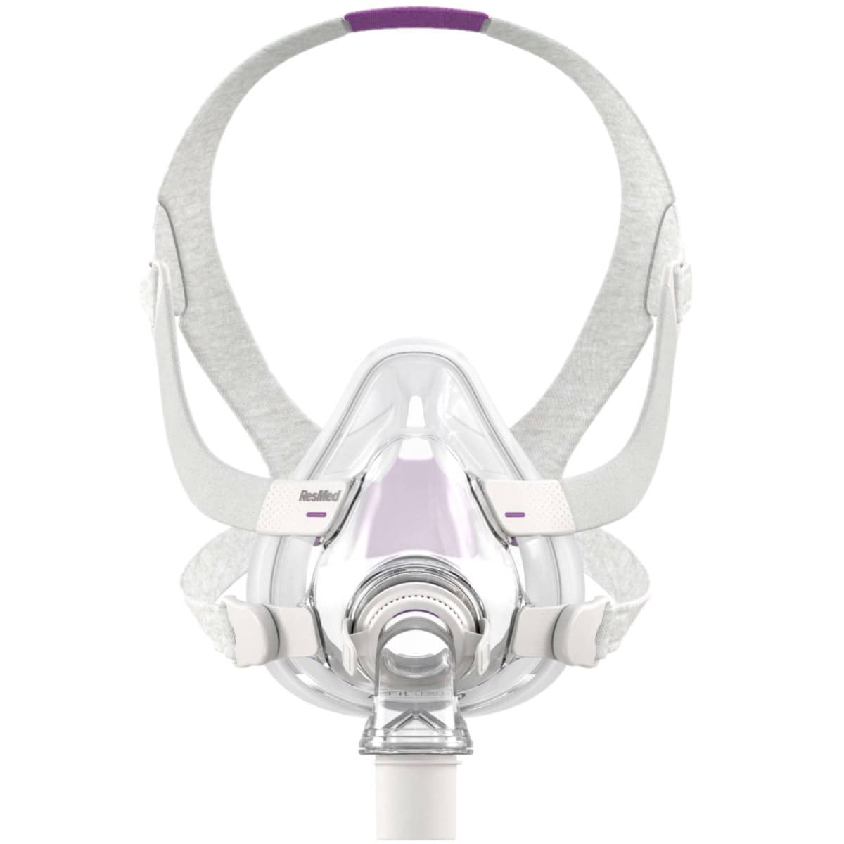 vue frontale du masque Airfit F20 pour elle de Resmed