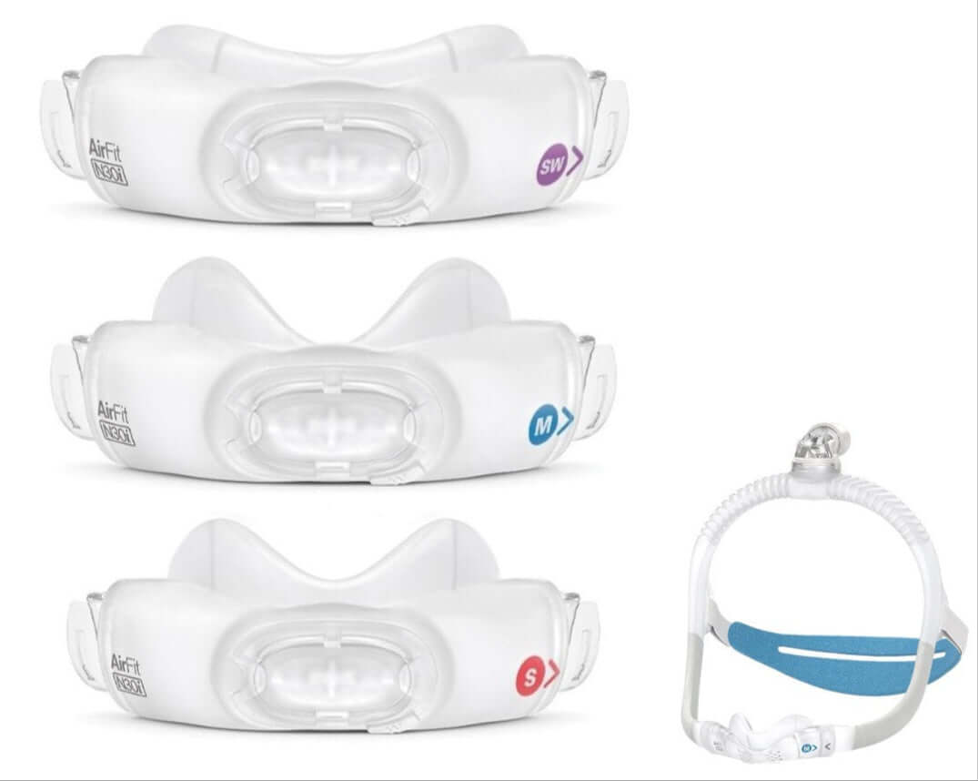 Resmed AirFit N30i avec toutes les tailles de coussins