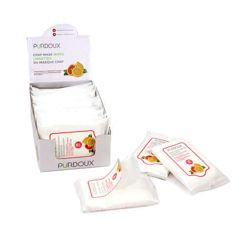 Lingettes de CPAP pour voyages (pamplemousse)