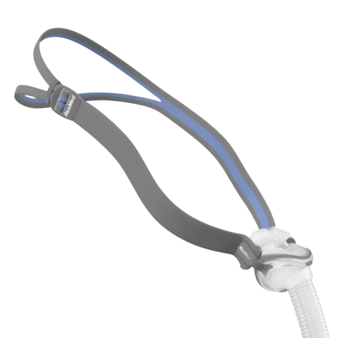 Vue latérale de l'Airfit p10 avec un nouveau casque