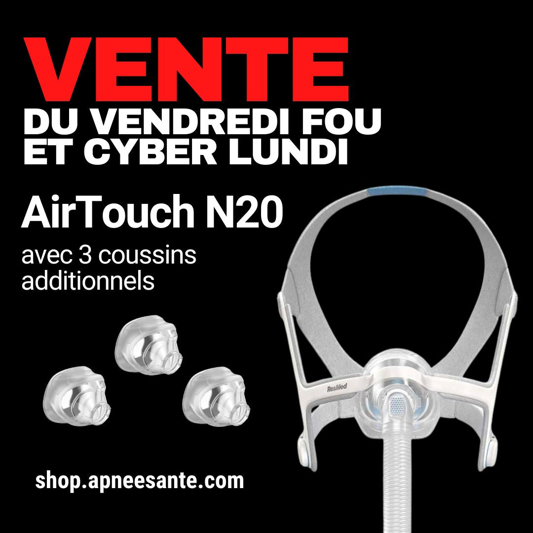 Kit de masque et coussins AirTouch N20