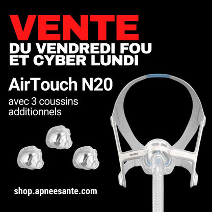 Kit de masque et coussins AirTouch N20