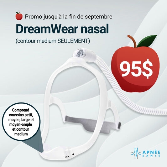 DreamWear nasal (contour medium SEULEMENT)